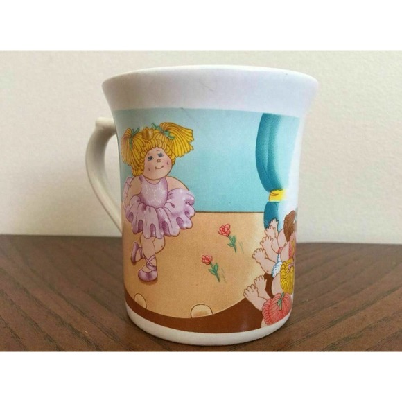 VTG Cabbage Patch Doll Ballerina Kids Ceramic Mug O.A.A. Inc 1984 - Picture 3 of 8